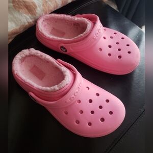 CROCS Kids Pink Slippers